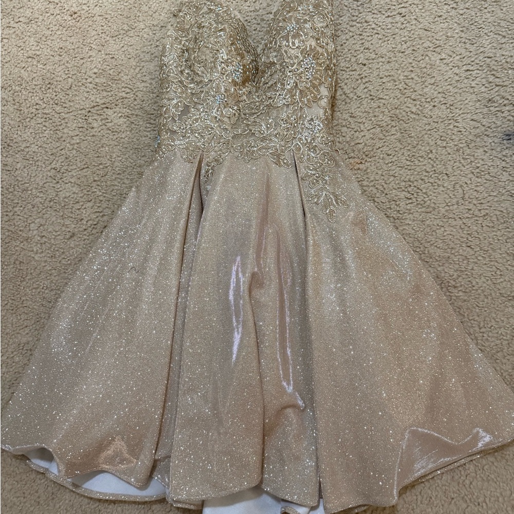 Elegant Gold Dress